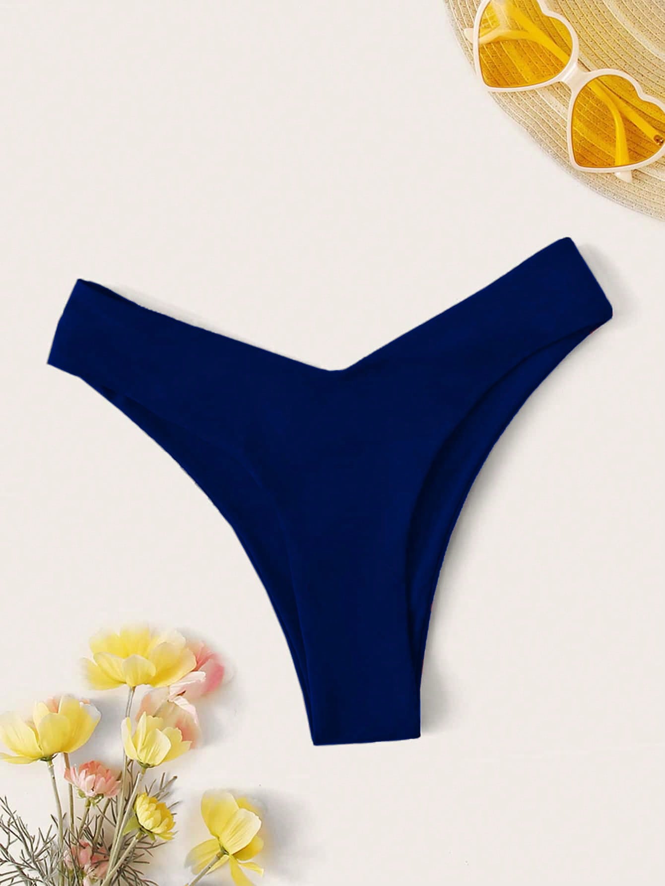 Swim Summer Beach High Leg Bikini Panty