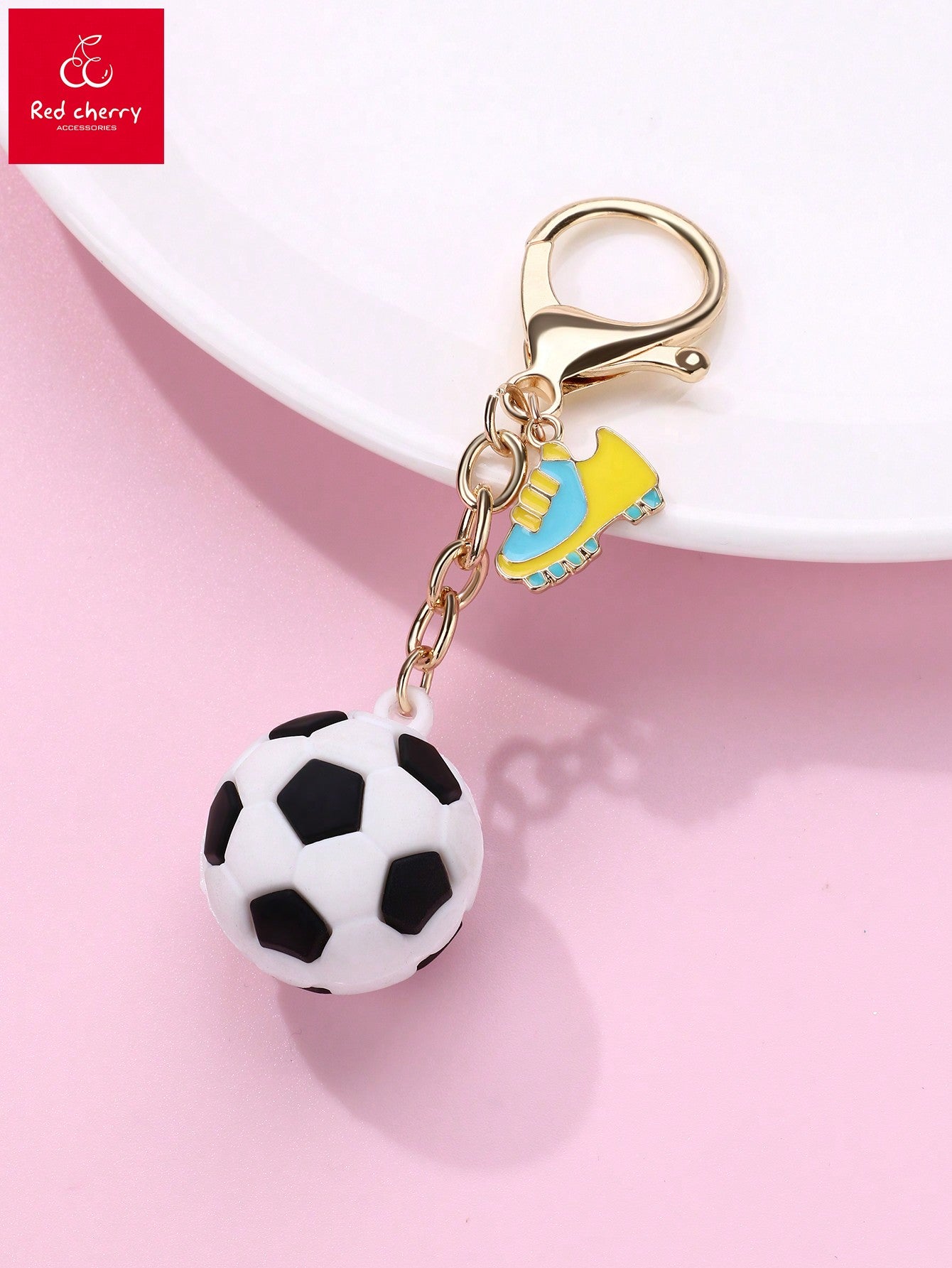 1pc Boys' Basketball Sneakers Rubber Creative Golden Keychain Suitable For Daily Casual Bag Accessories