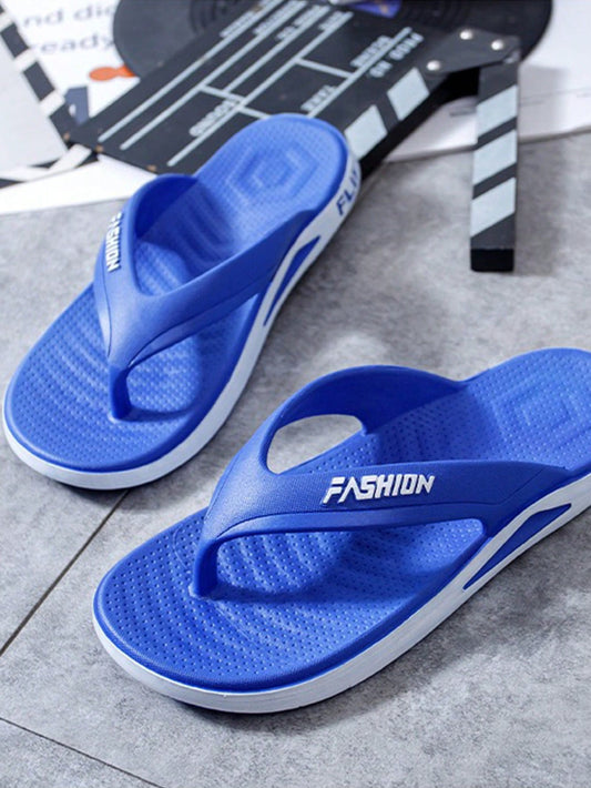 Women's Indoor Bath Slippers, Fashionable Wear-Resistant Unisex Beach Flip-Flops