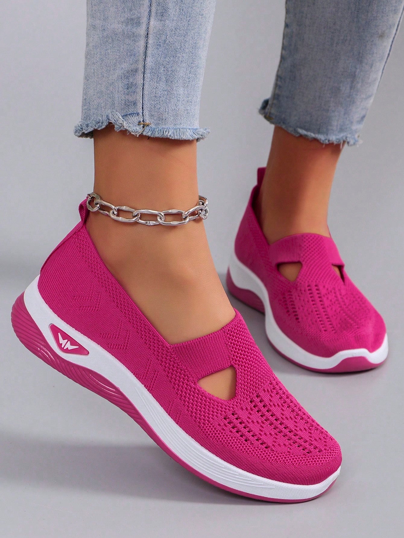 Women's Casual Sports Shoes, Comfortable, Breathable, Lightweight, And Fashionable