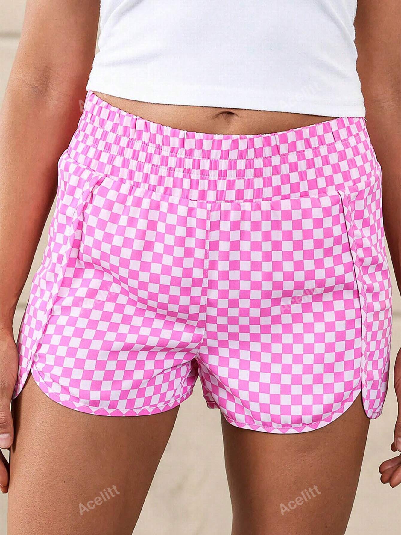 Women's All-Over Allover Print Summer Casual Shorts