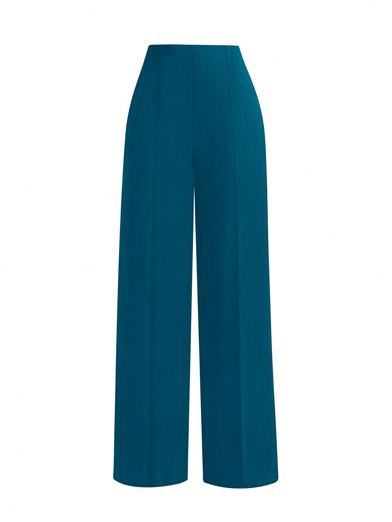 Ladies' Solid Color Straight Leg Pants