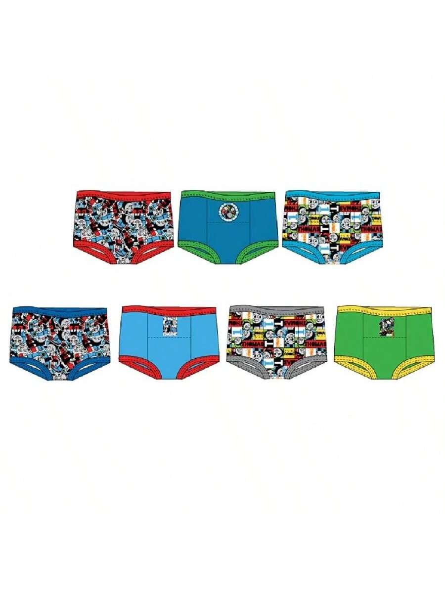 Young Boy Handcraft Thomas Potty Training Pants Underwear 7-Pack Size 2T 3T 4T