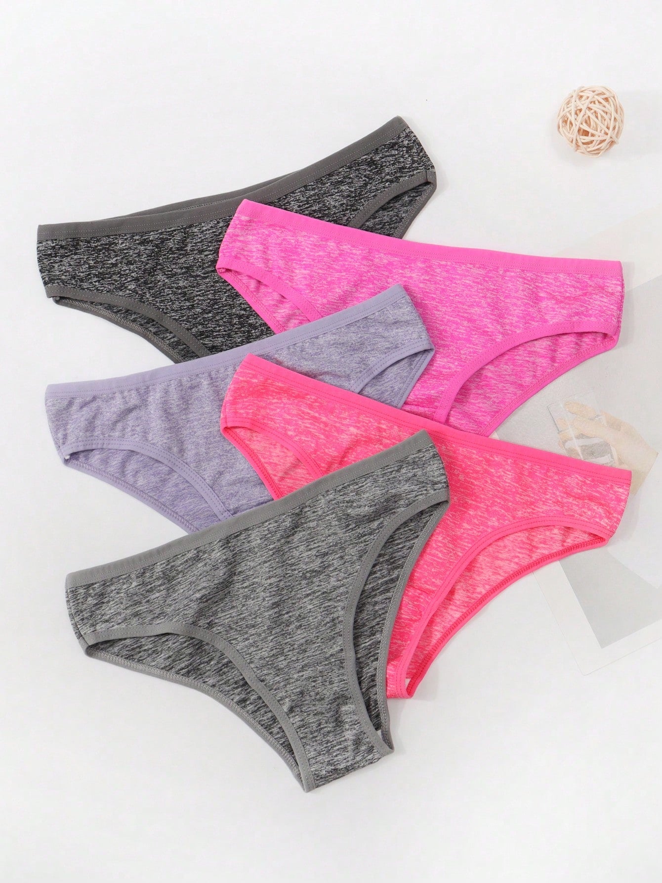 Tween Girl 5-Pack Comfortable Simple Underwear