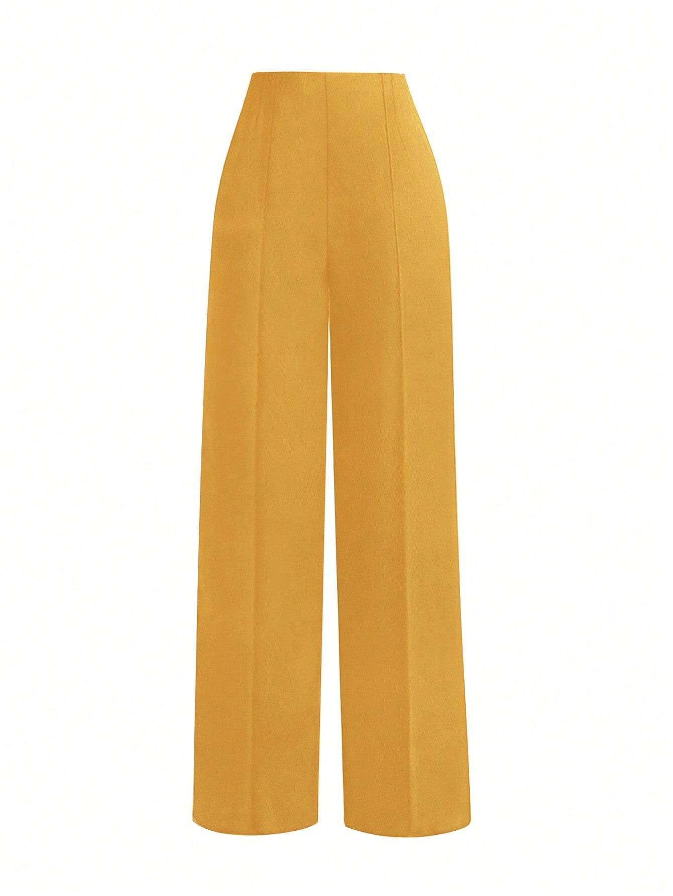 Ladies' Solid Color Straight Leg Pants