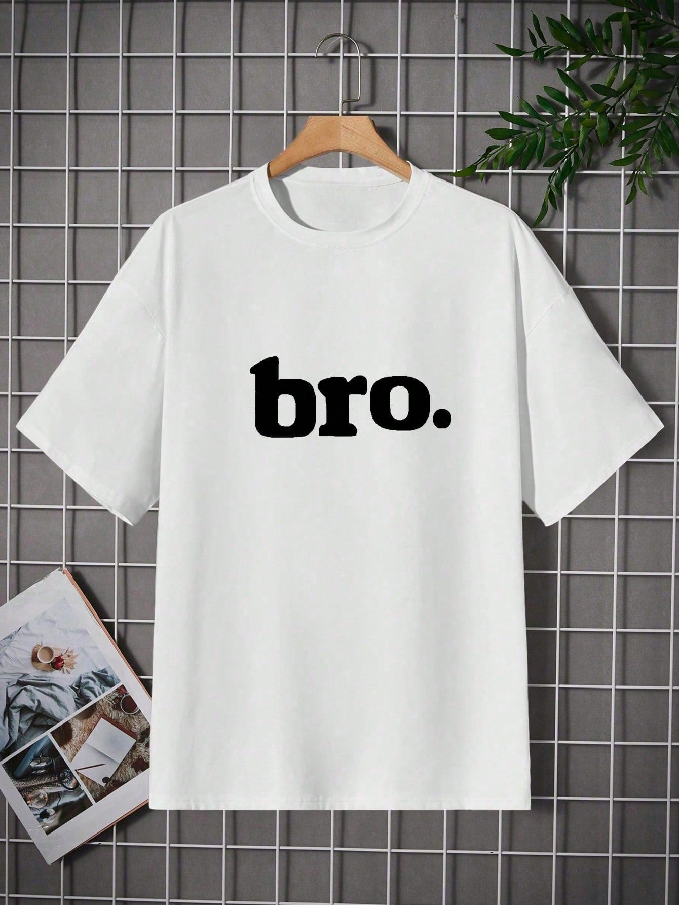 Tween Boy 2024 New Summer Short Sleeve T-Shirt With Letter Print And Round Neck