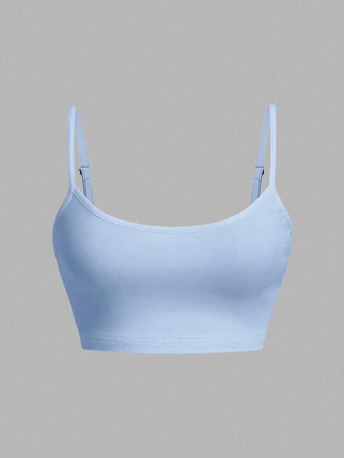 Qutie Casual And Simple Slim-Fit Crop Camisole Top, Versatile And Suitable For Summer