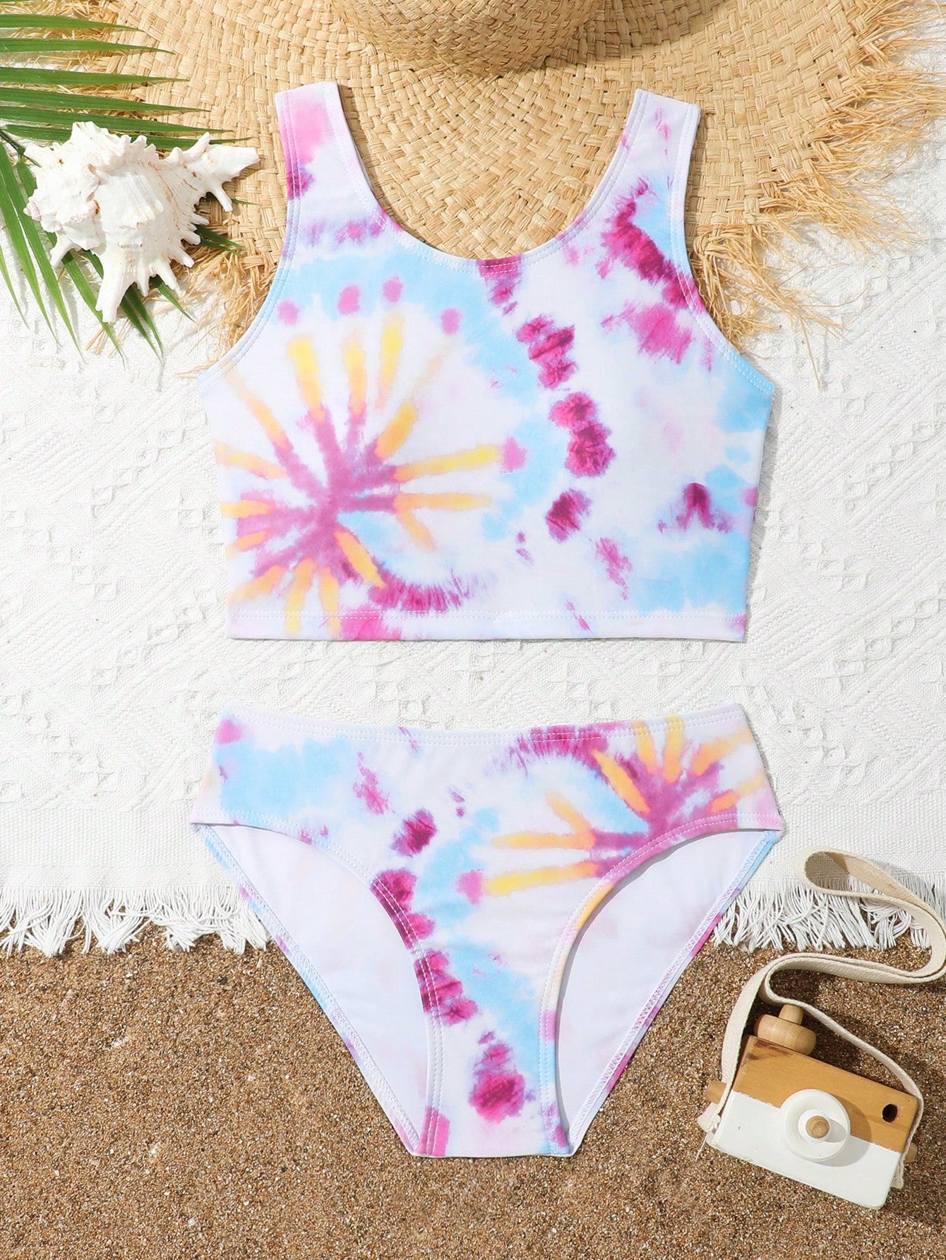 Tween Girl Tie Dye Bikini Summer Beach