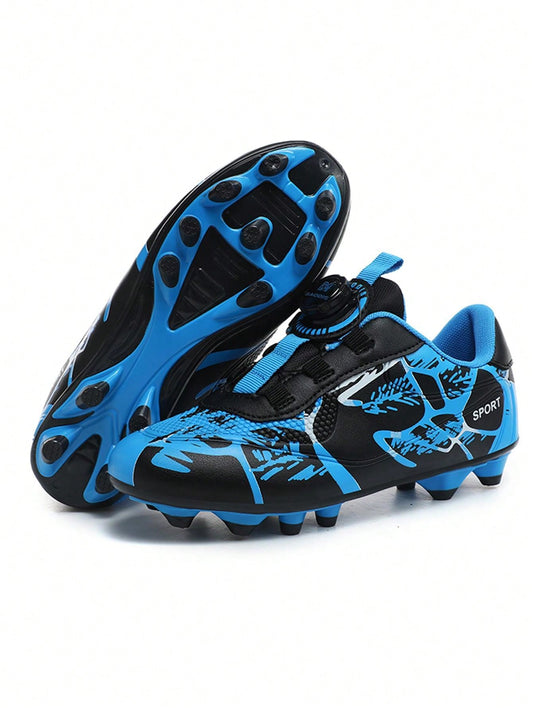 Children & Adolescents Long Stud Lightweight Anti-Slip Comfortable Low-Cut Soccer Training Sports Shoes