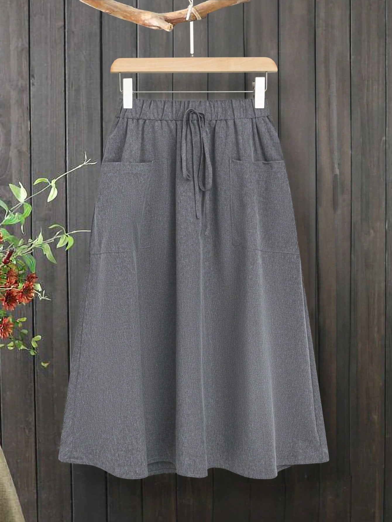 Women's Summer Comfortable Pocket A-Line Skirt