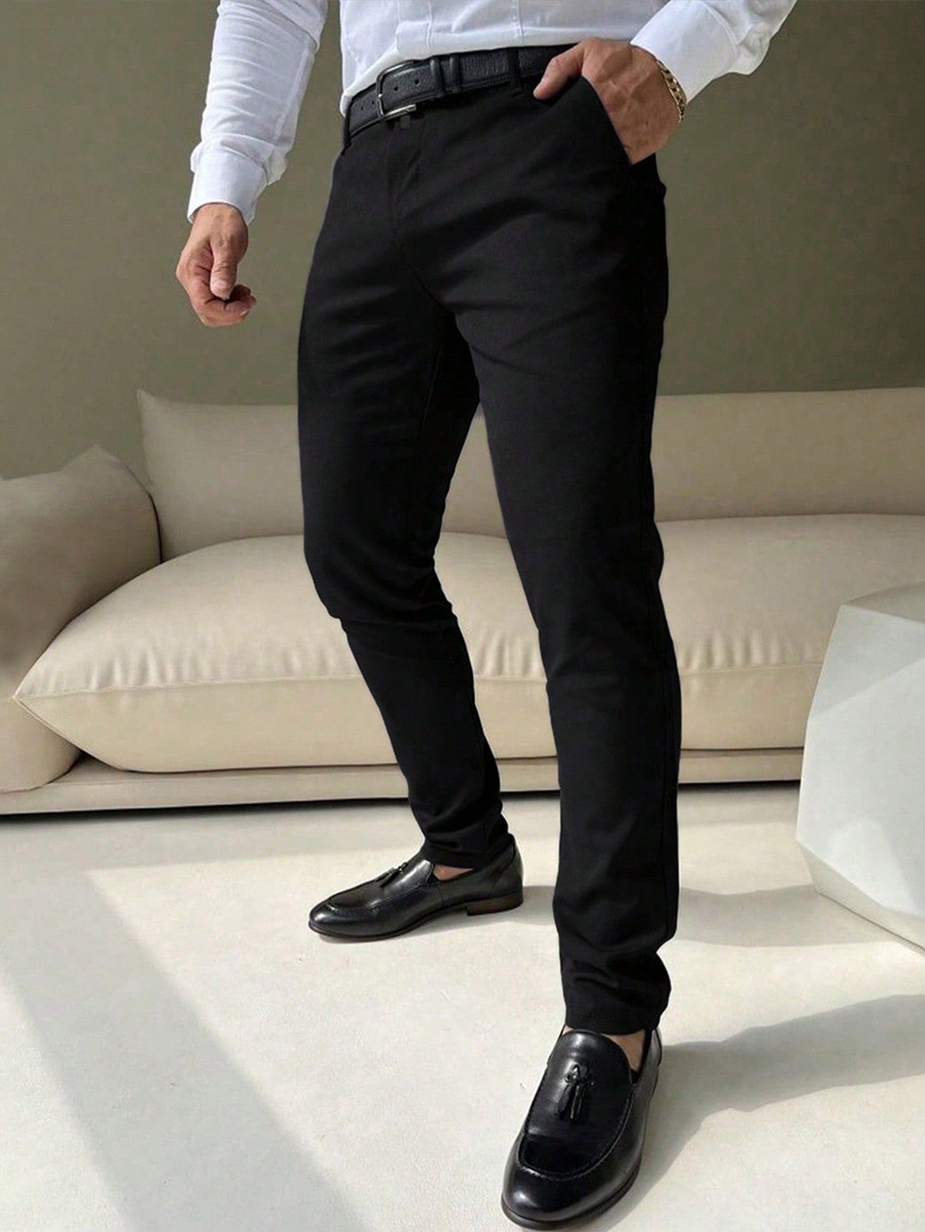 Men's Simple Casual Daily Wear Dress Pants