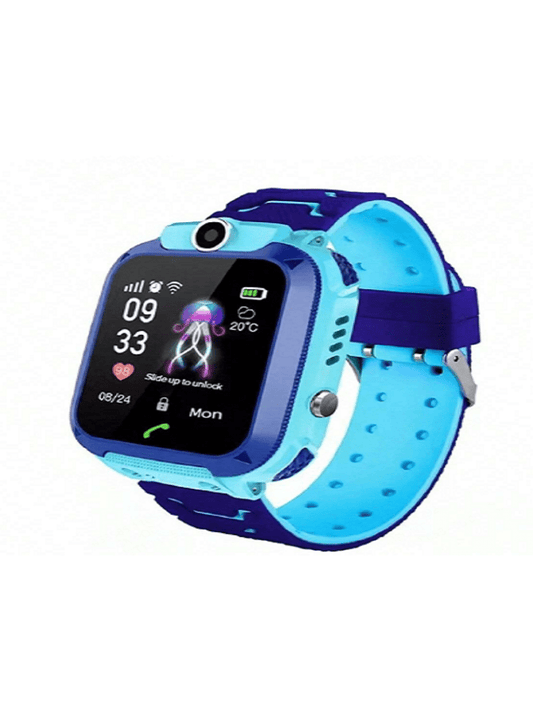 Smart Watch Mobile Phone For Kids- Children Smart Watch For Boys And Girls With SOS Function Requires 2G SIM Card Call, Music MP3 MP4 High-Definition Selfie Camera Calculator Alarm Timer For Boys Girls Students Teenagers Festival Gift