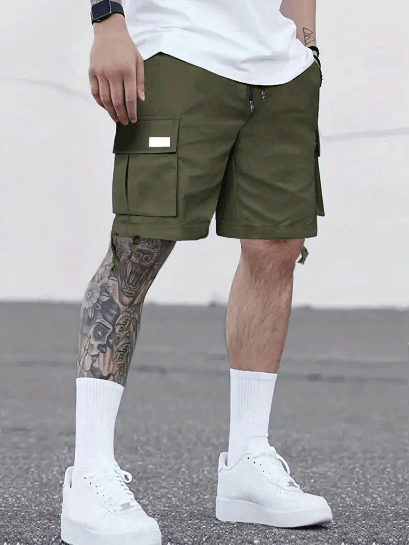 Men's Flip Pocket Casual Workwear Cargo Shorts