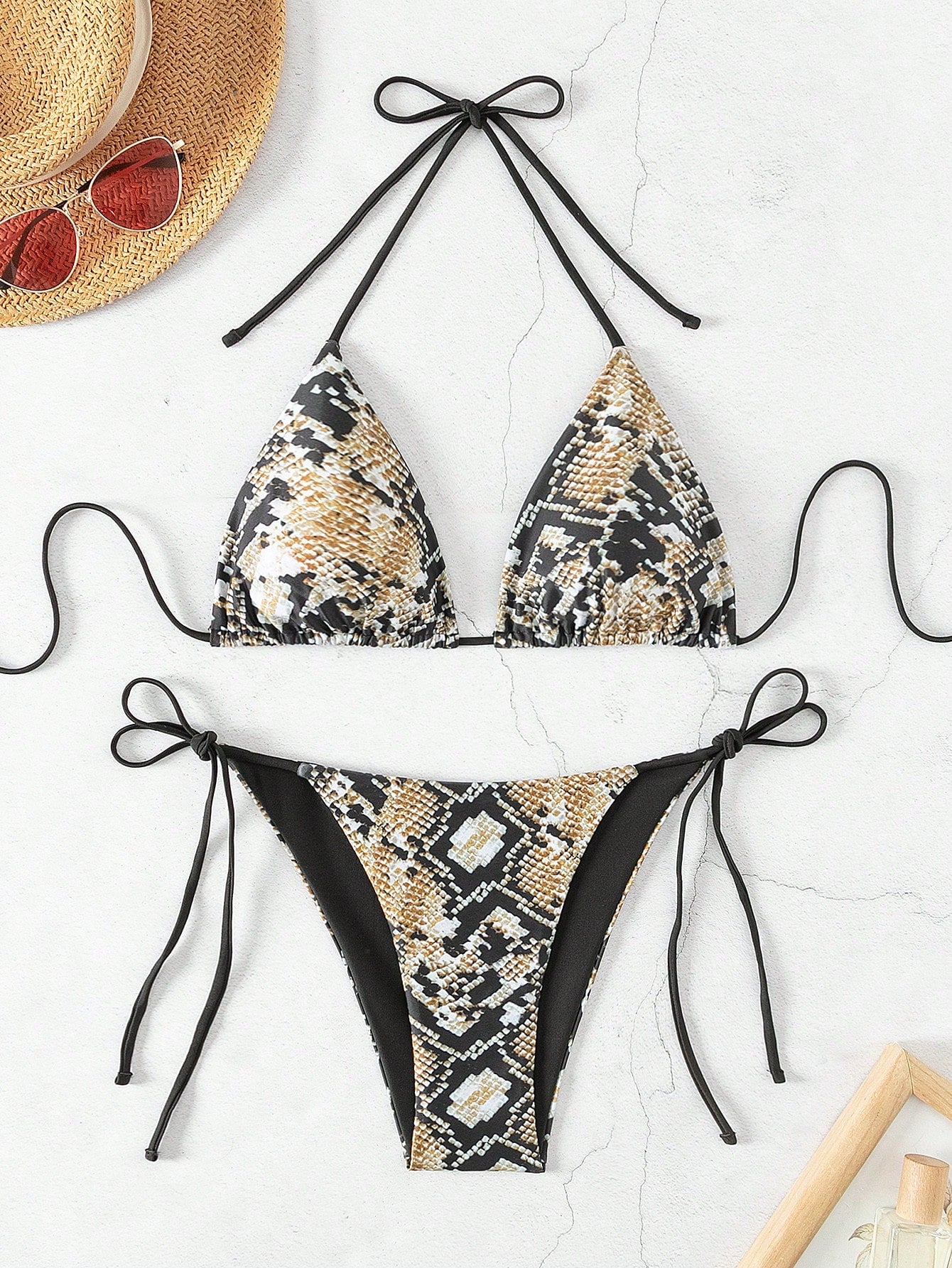 Swim Leopard Print Bikini Set, Summer Beach