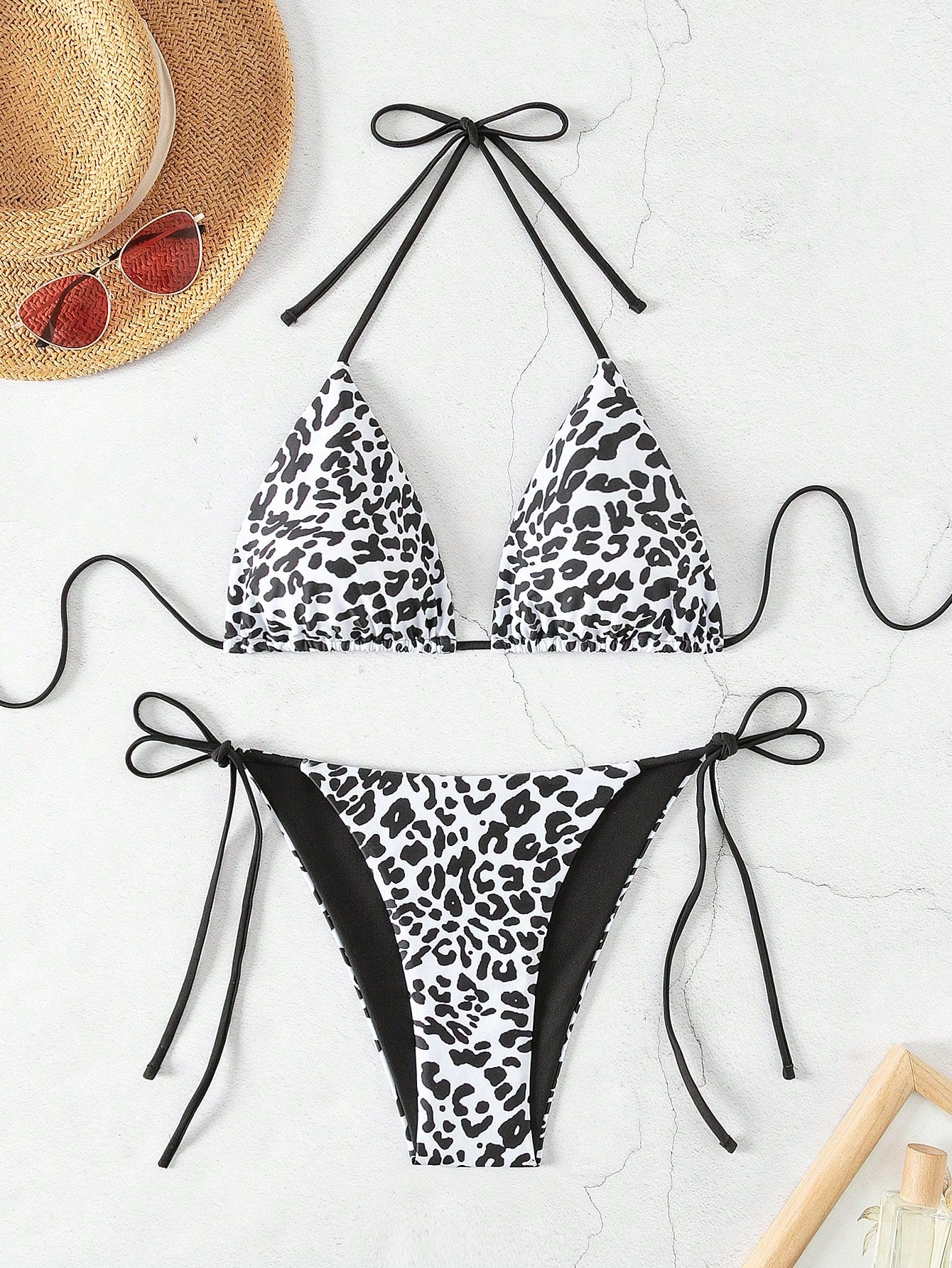 Swim Leopard Print Bikini Set, Summer Beach