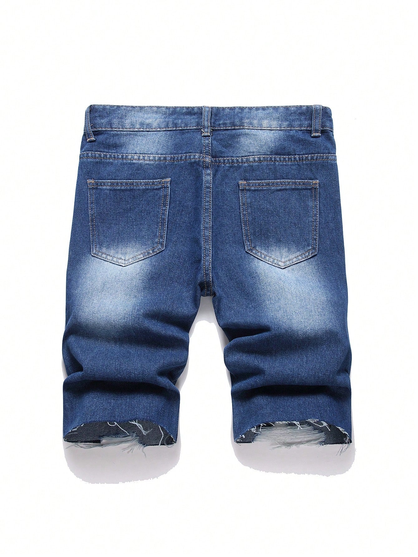 Teen Boy Casual Ripped Denim Shorts