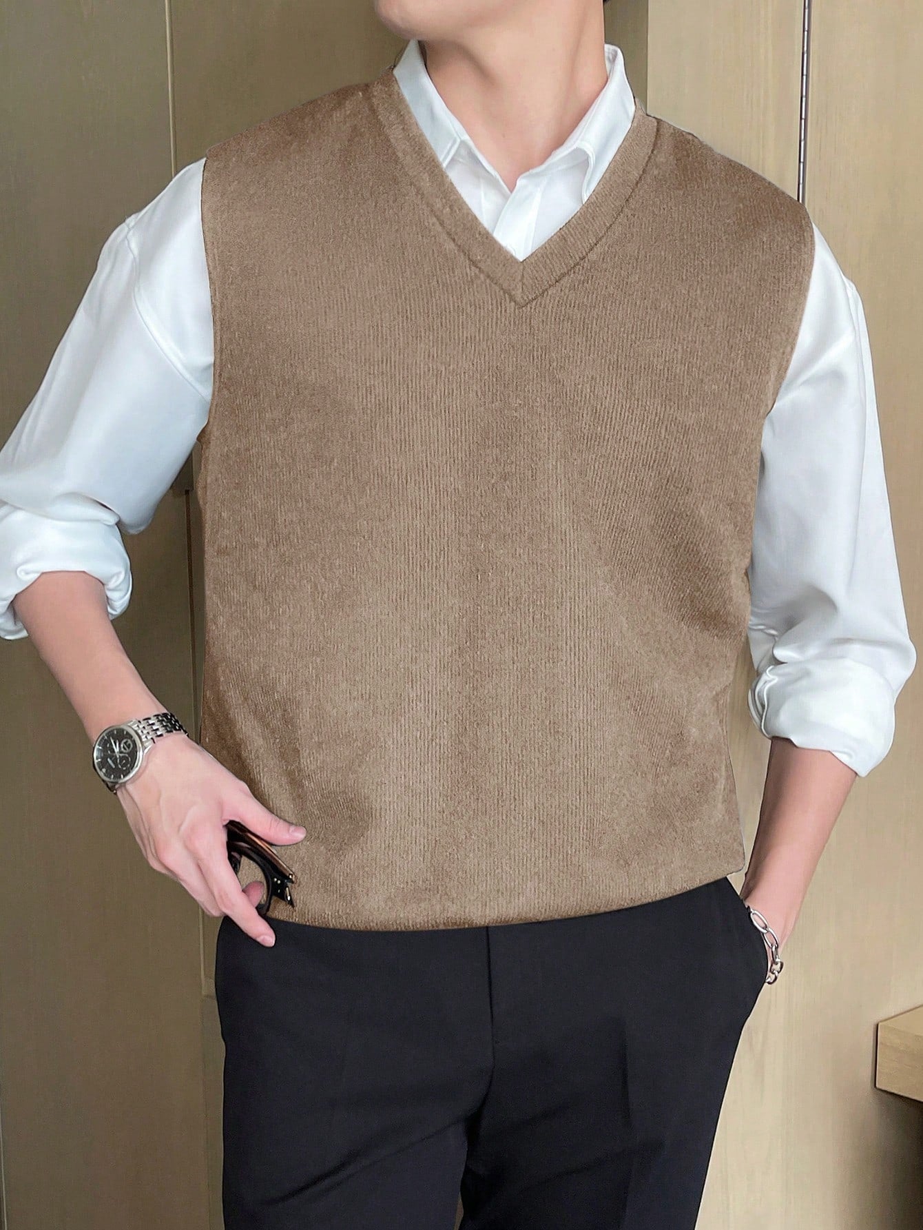 Men's V-Neck Sweater Vest