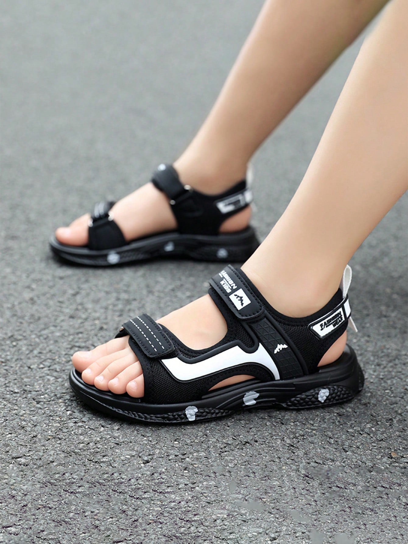 Summer Outdoor Teens Sport Sandals Soft And Comfortable, Open Toe, Versatile