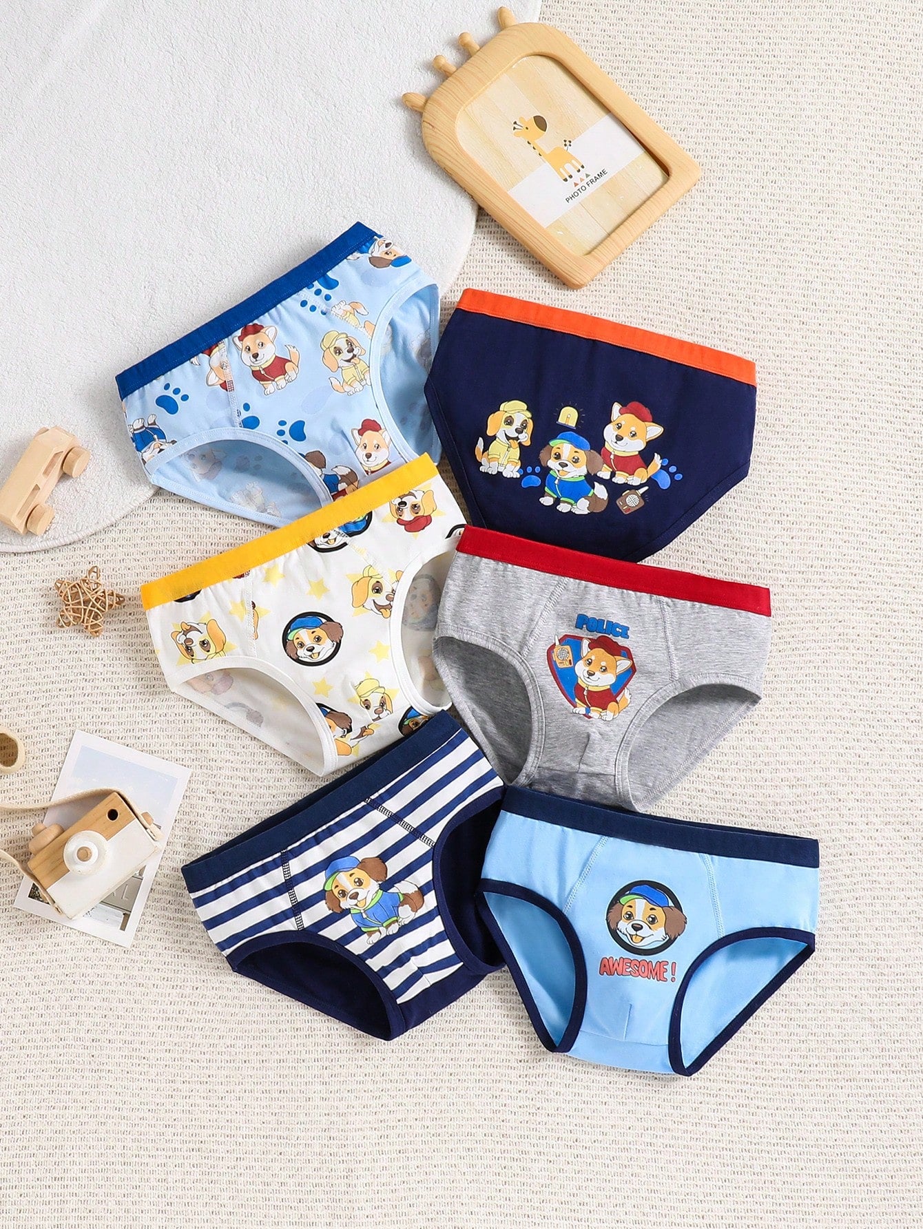 Young Boy 6-Pack Classic Fit Boxer Briefs