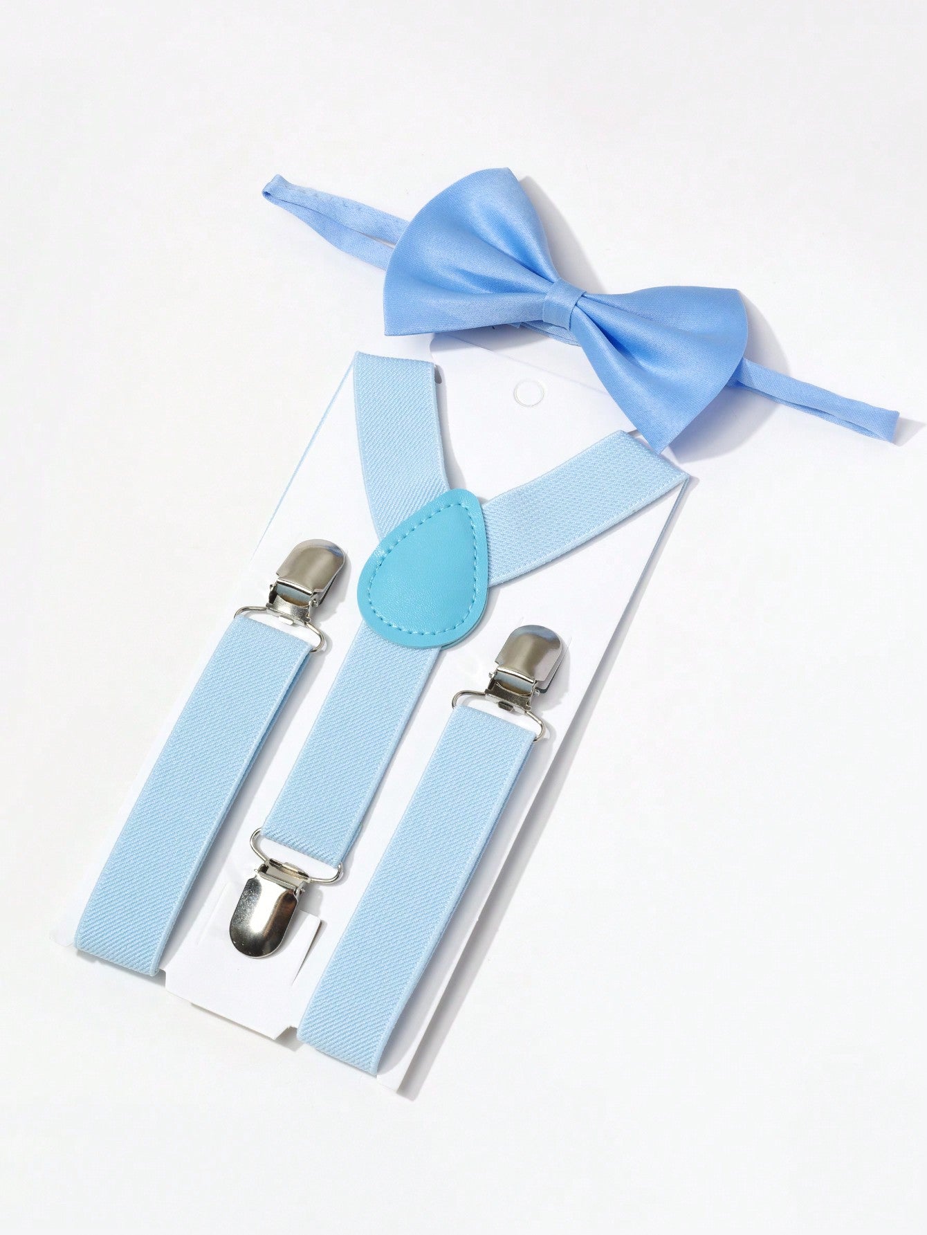 Kids' Bow Tie And Suspenders 2pcs Set