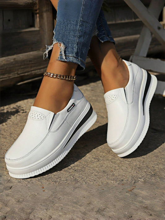 2024 New Spring Thick-Soled Loafers For Women, Casual Sports Shoes With Soft Sole And Arch Support