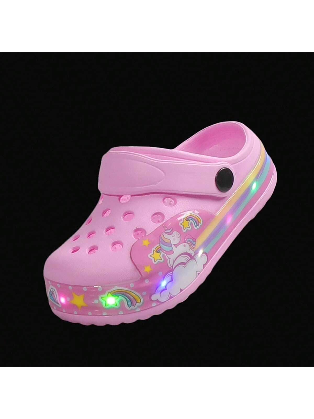 Kids' Breathable Sandals Luminous Slippers Beach Shoes For Boys And Girls, Toddler To Big Kid Sizes