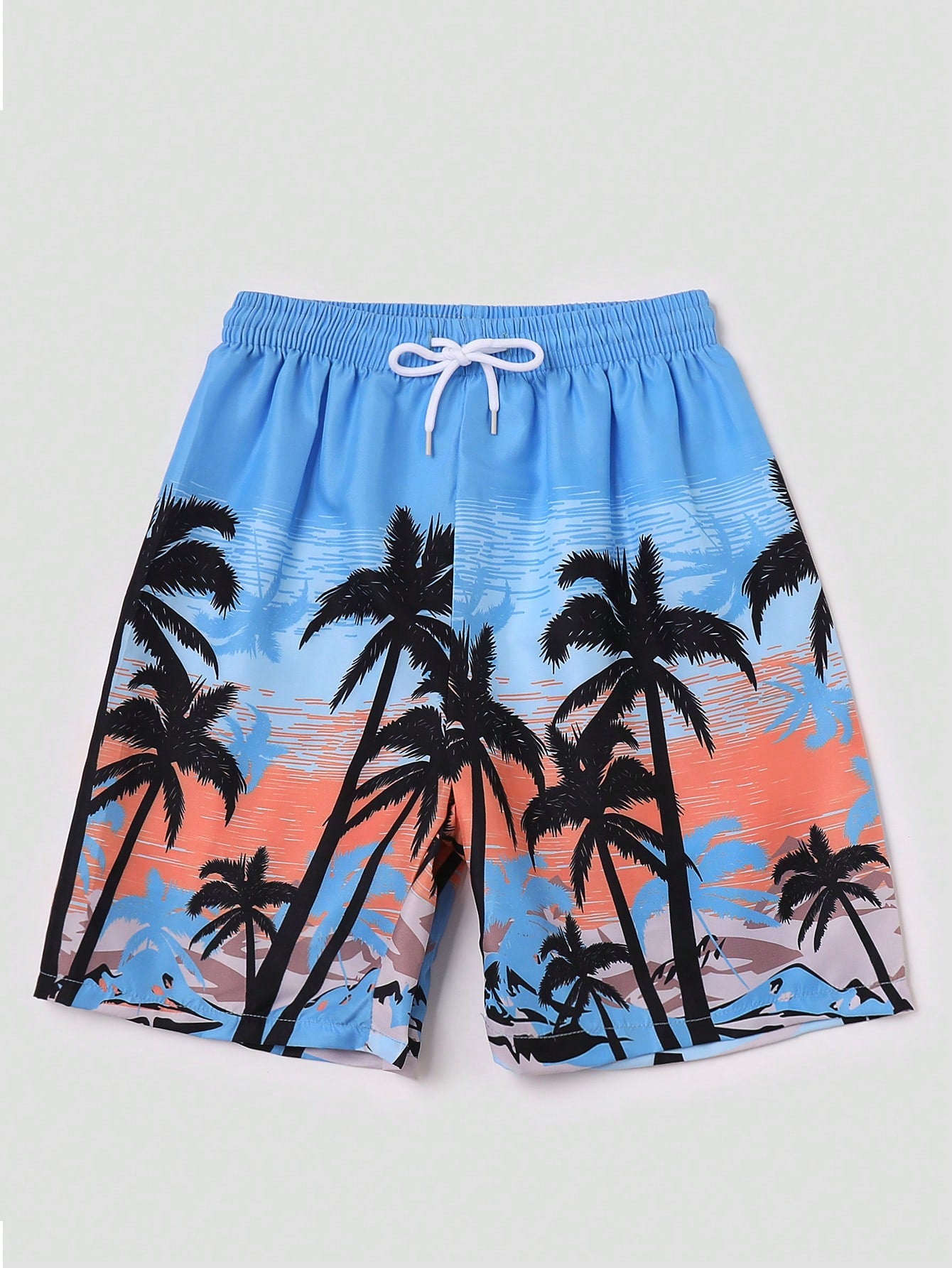 Tween Boy Beachwear, Quick-Drying Swimsuit For Teenagers, Swimming And Hot Spring, Separated Beach Shorts