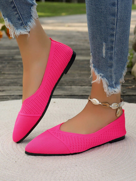 2024 New Arrival Plus Size Women Fashionable Elegant Flat Shoes