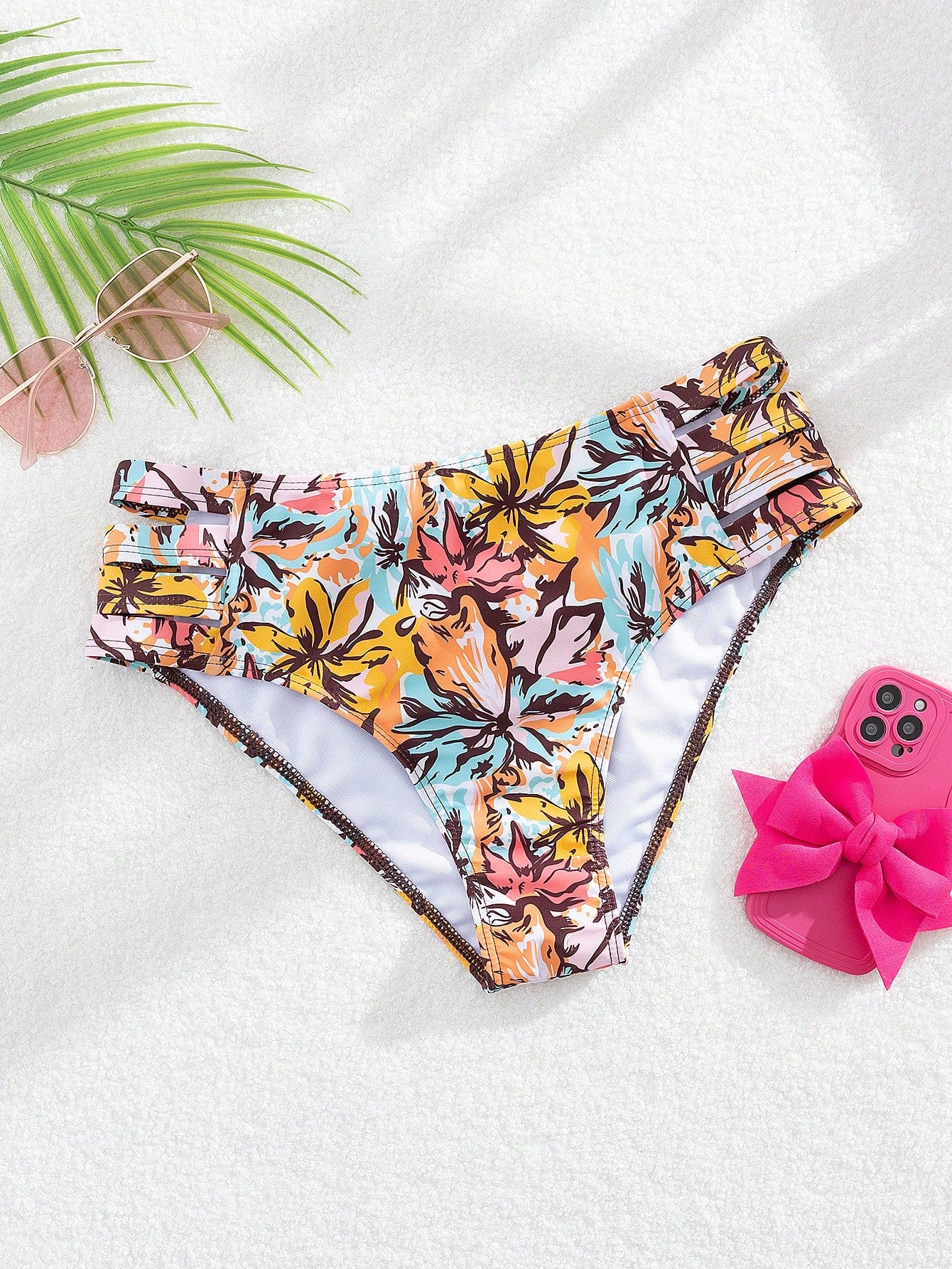 Swim Summer Beach Cut Out Bikini Panty