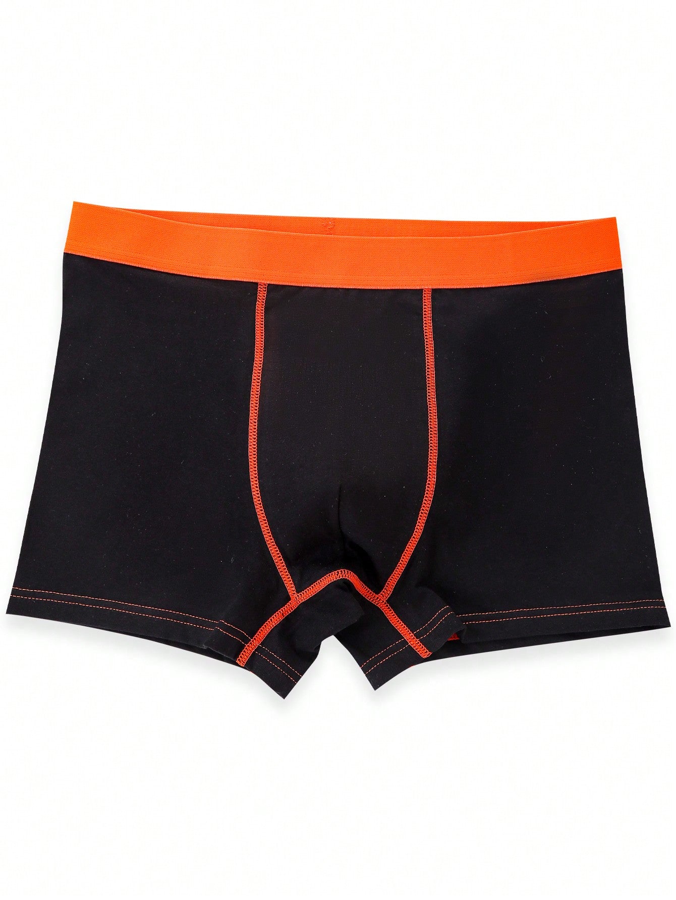 Teen Boy 3D No Side Seam Color-Block Boxer Briefs