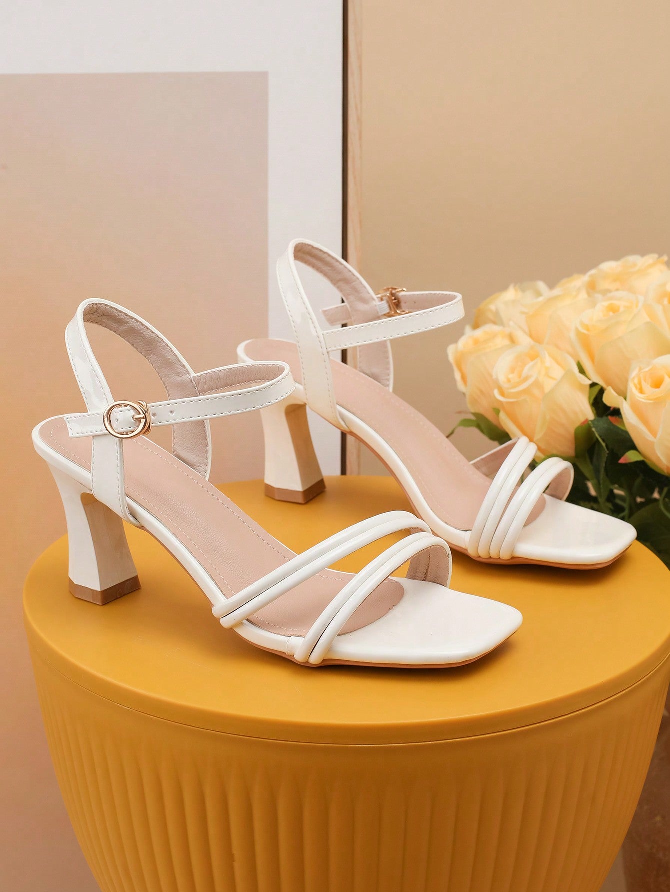 Fashionable All-Match Teenage Party Holiday Daily High Heel Sandals