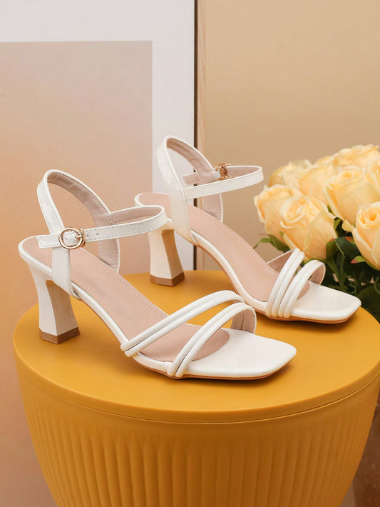 Fashionable All-Match Teenage Party Holiday Daily High Heel Sandals