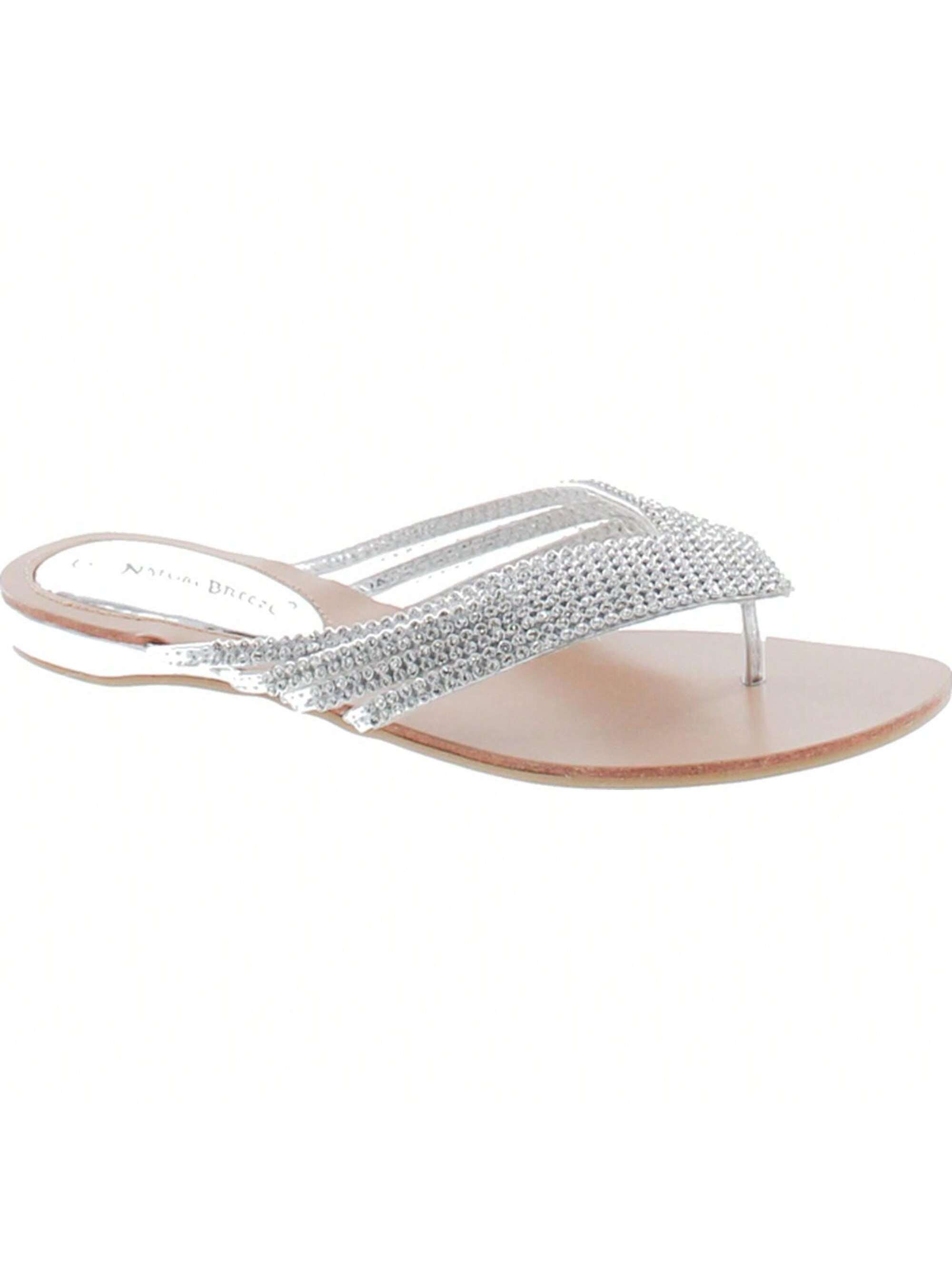 Women's Rhinestone Flipflop Sandals