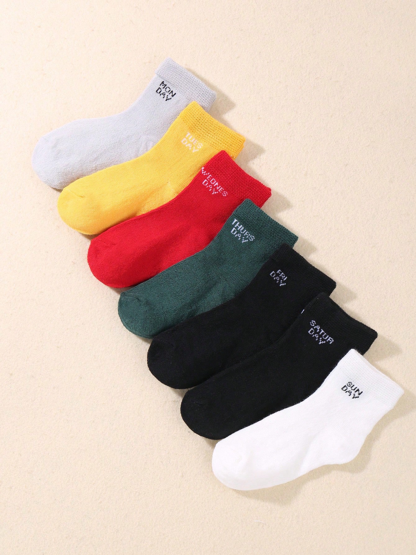 10pairs Children's Elastic Sports & Casual Everyday Socks For Autumn/winter