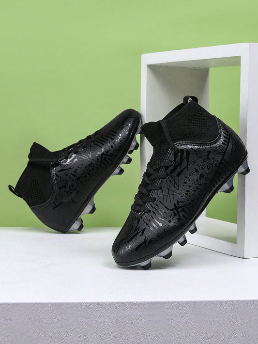 Children's Outdoor Soccer Training Shoes With Long Studs For Sports And Running