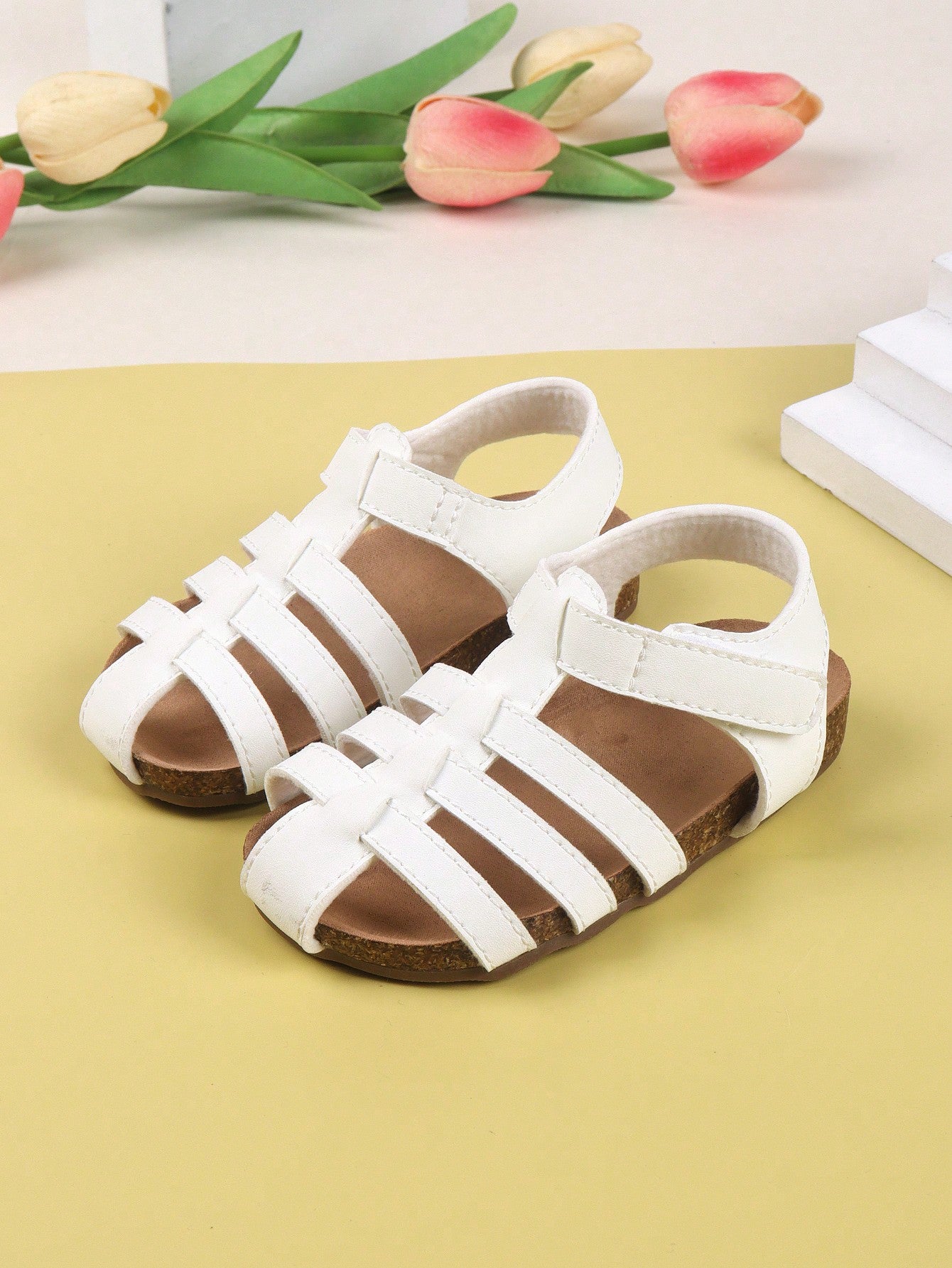 2024 Summer Unisex PU Leather Roman Sandals With Back Strap Design, Soft & Breathable, Non-Slip Lightweight Sole For Protecting Feet