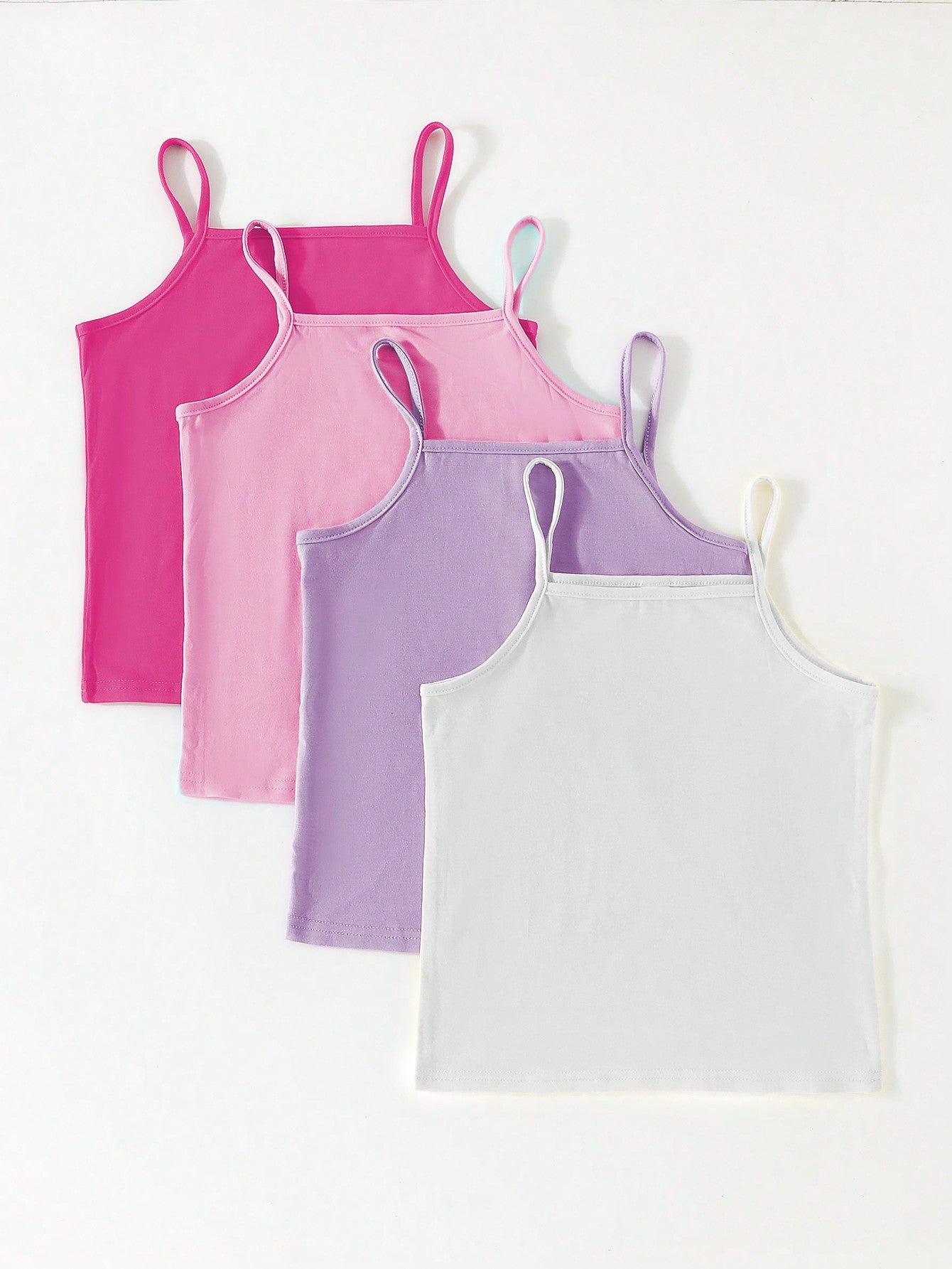 Tween Girl Regular Style Tank Top 4pcs/Set