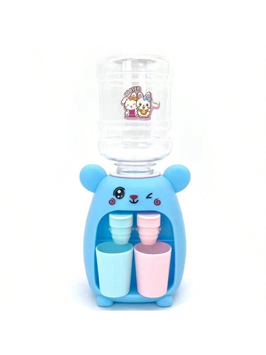 1pc Children Mini Drinking Machine Toys Double Outlet Water Can Be Installed Juice Drinking Machine Fun Simulation Cartoon Play House Wholesale