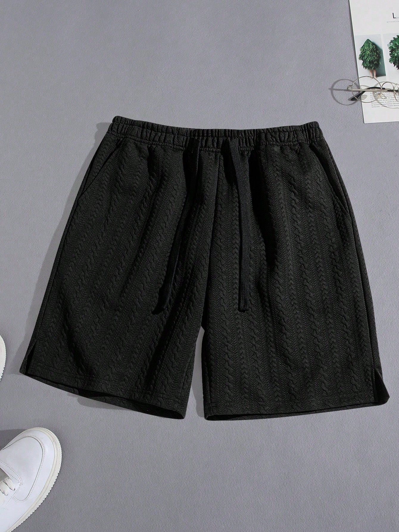 Men's Casual Jacquard Shorts