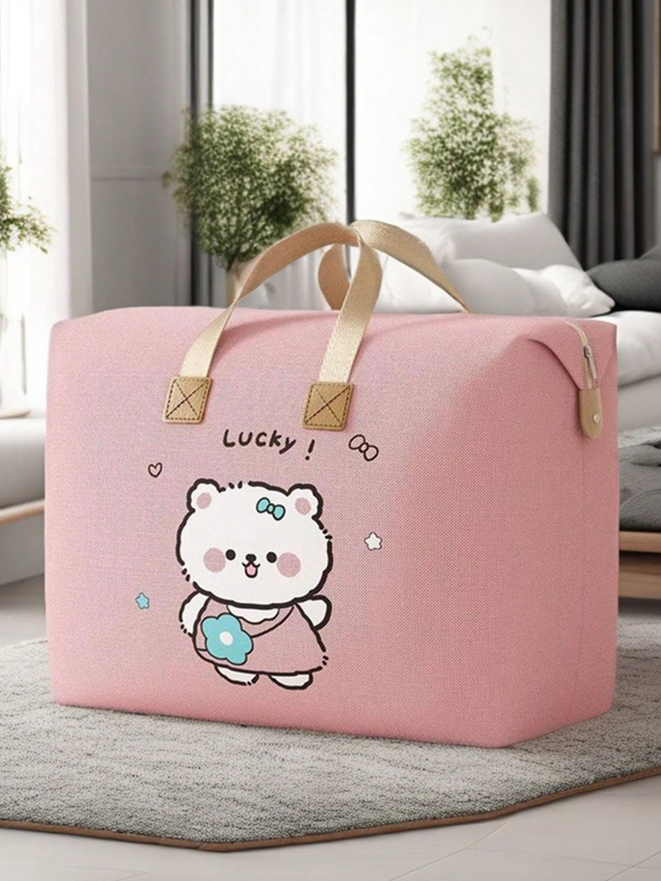 Storage Bag With Large Capacity, No Vacuum Required, For Compressed Storage Of Stuffed Toys, Clothes, Blankets, And Other Items