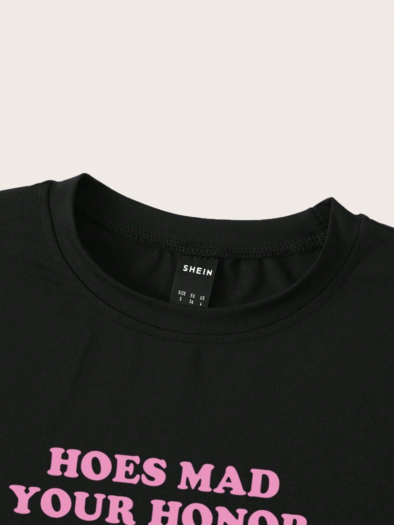 Women's Y2K Pink Slogan Cropped T-Shirt For Summer