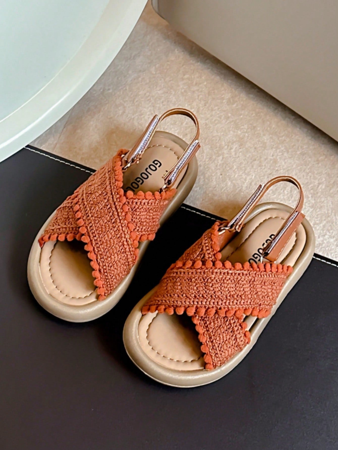 Girls' Casual Sandals New Arrival Summer Flat Shoes For Little & Big Kids, Children's Beach Shoes For Girls