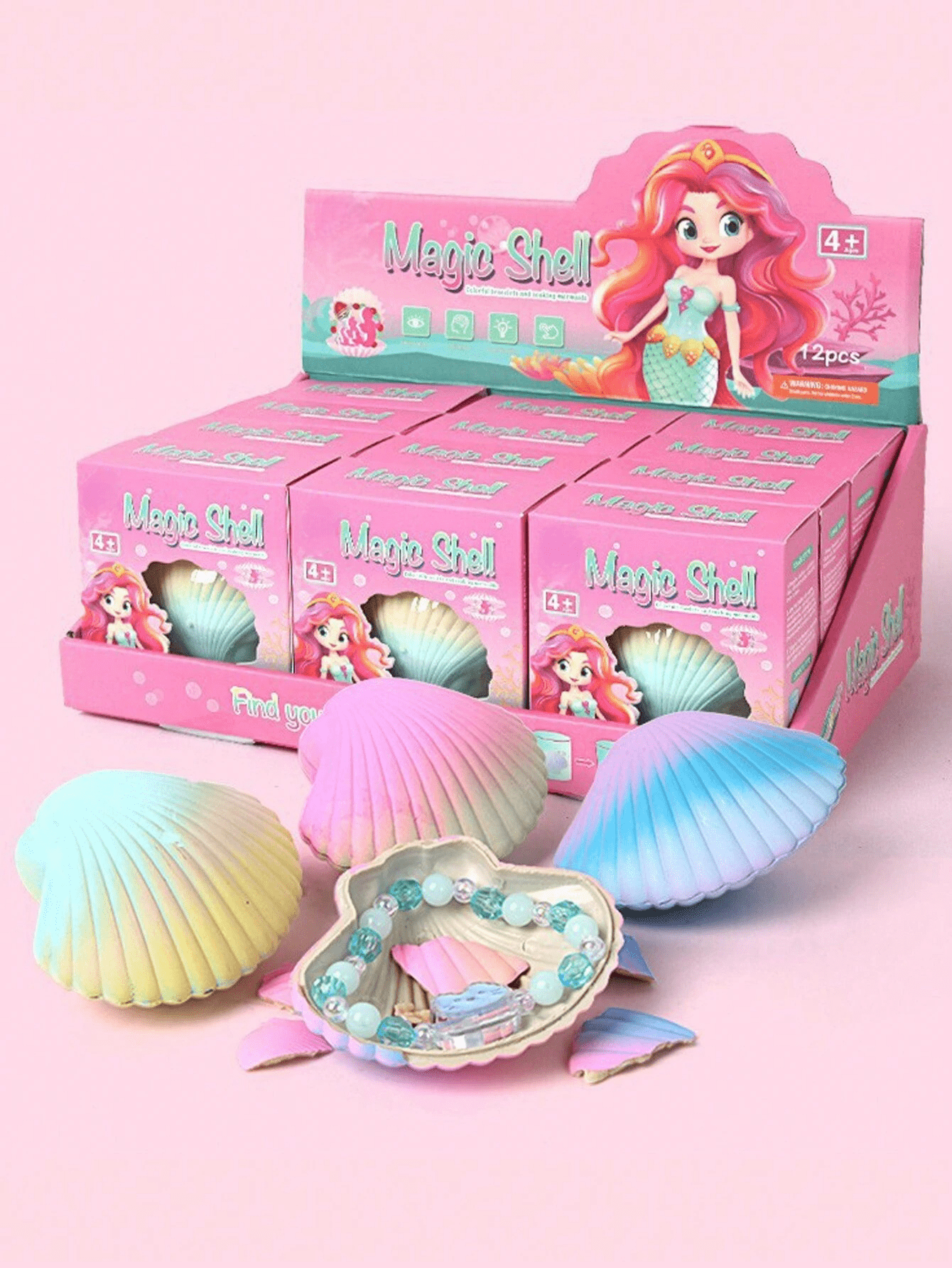 1pc Water-Soaking Hatching Shell Bracelet, Fashionable And Cute Toy For Girls With Surprise Inside, Blind Box Gift