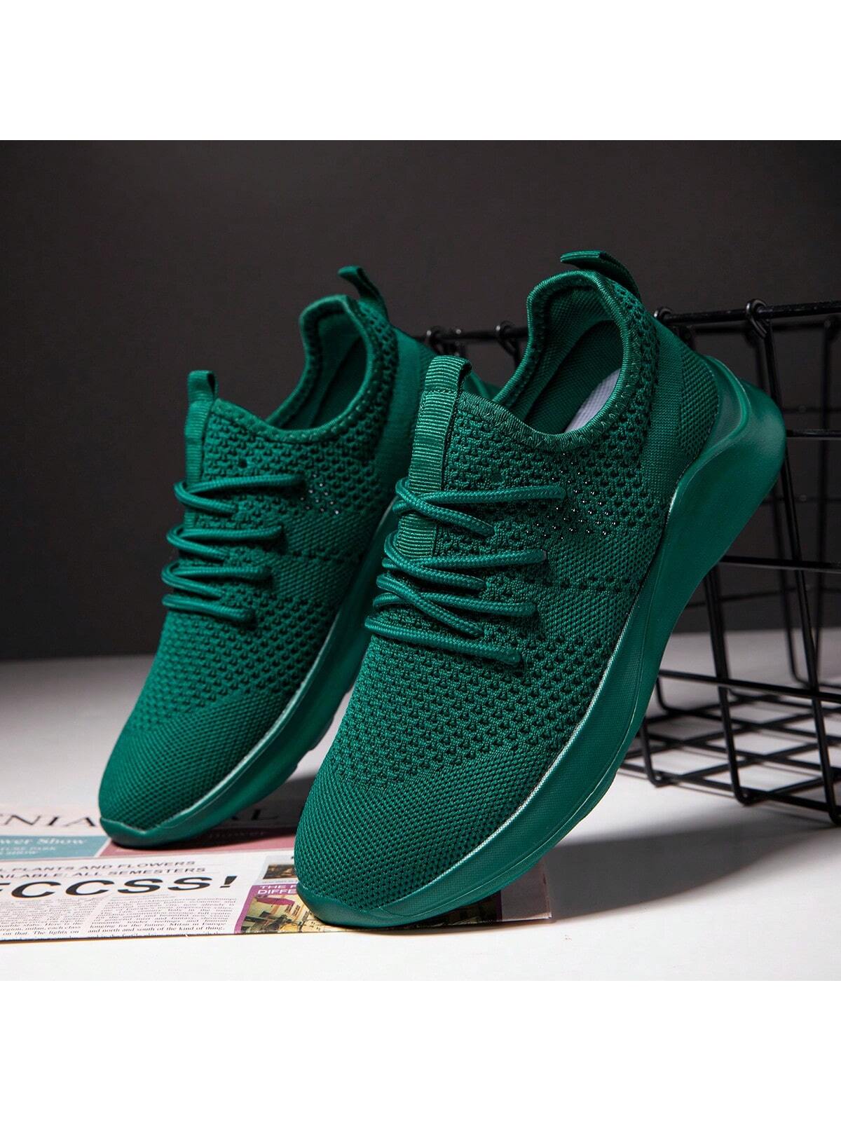 Women's Shoes Ladies Sporty Sneakers  Lightweight Fashion Sneakers Green Sports Tennis Workout Gym Casual Shoes Rubber Chaussures Runners