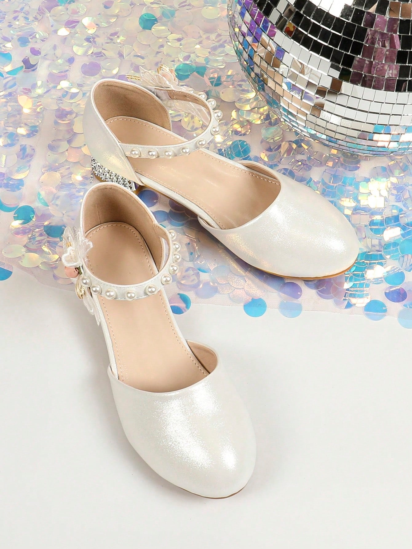 Teenager Princess Style High Heel Shoes