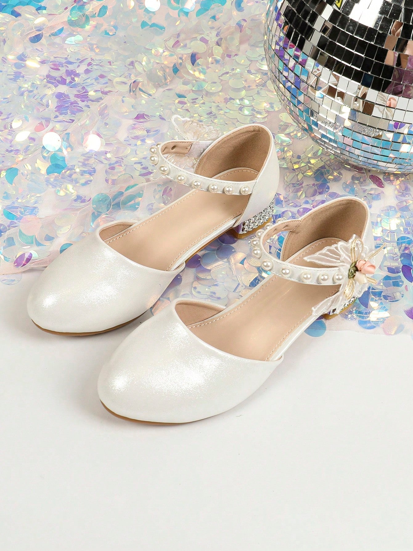 Teenager Princess Style High Heel Shoes