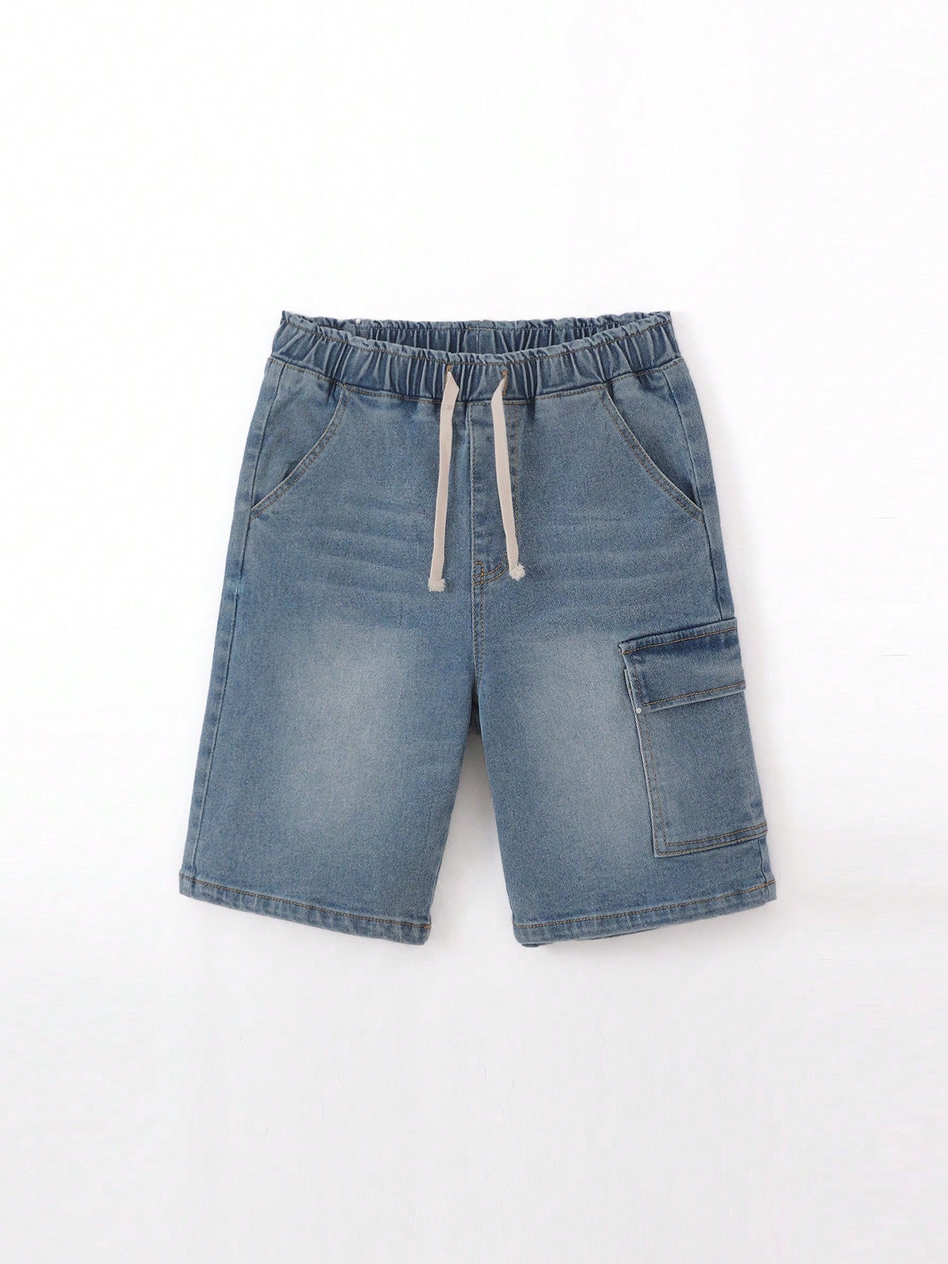 Tween Boy Casual Daily Wear All-Match Denim Shorts