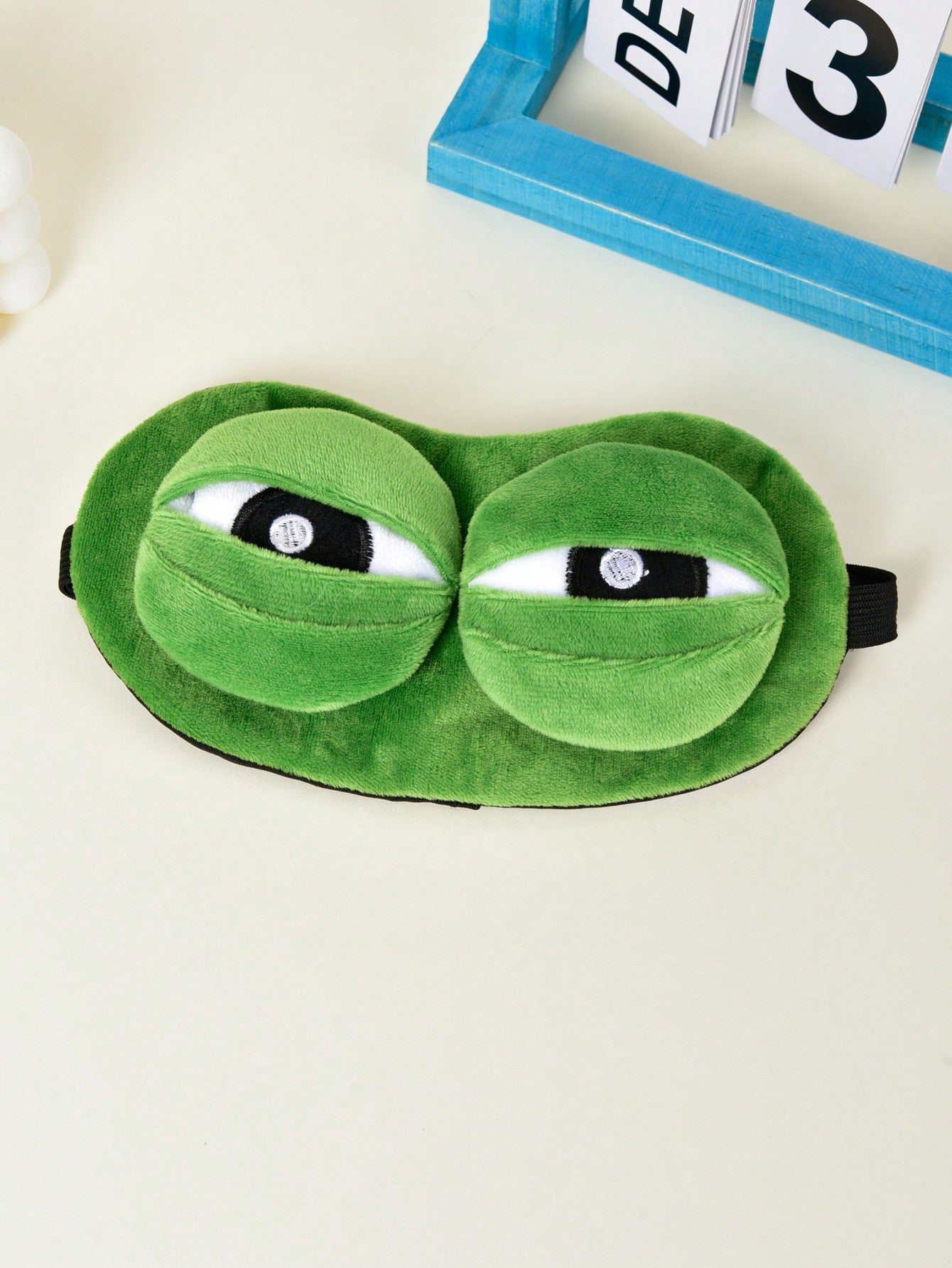 1pc Children's Cartoon Sleep Eye Mask, Cute Plush Eye Cover For Sleeping