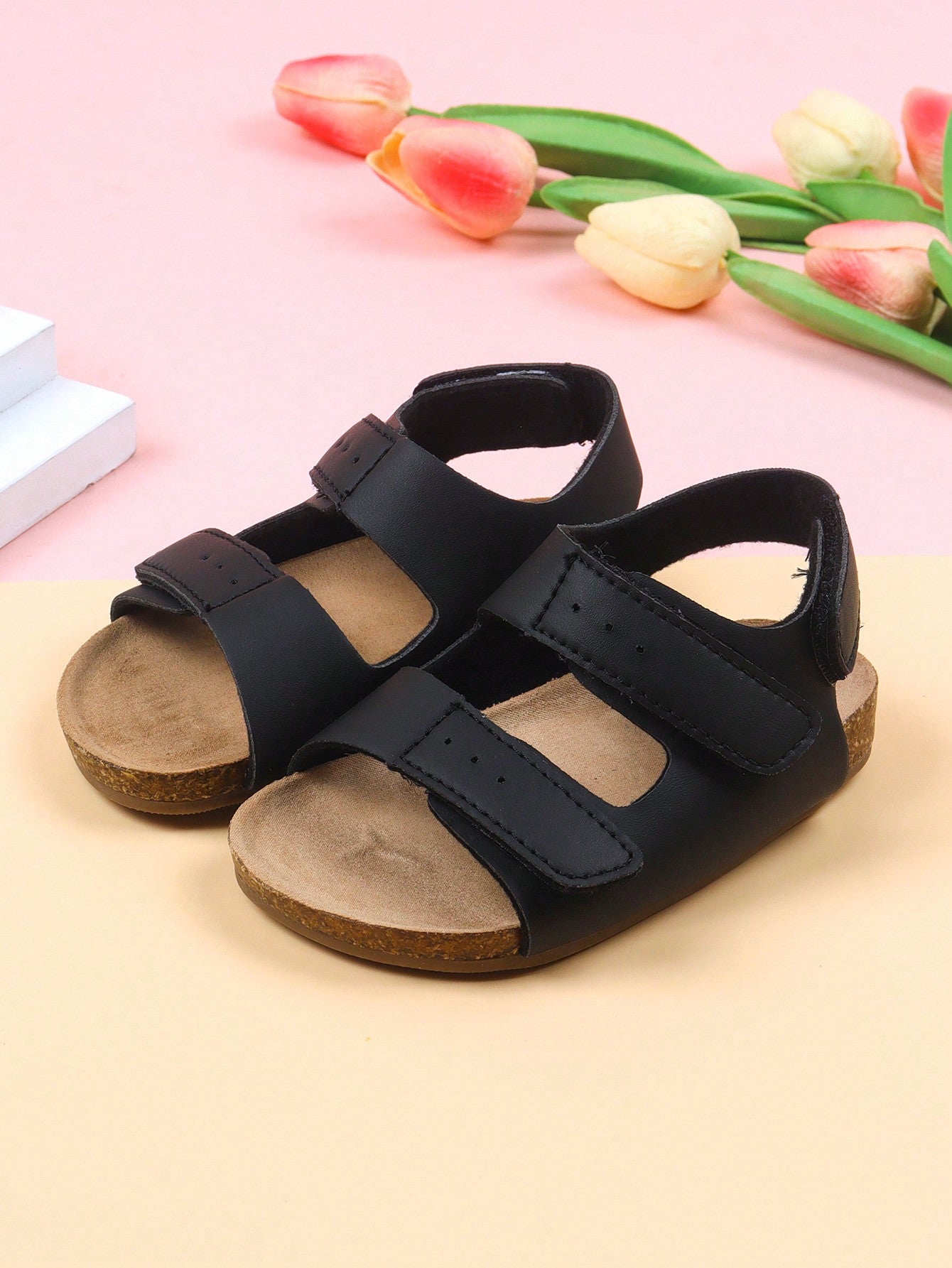 2024 Summer Unisex PU Leather Roman Sandals With Back Straps, Soft And Breathable, Anti-Skid And Lightweight