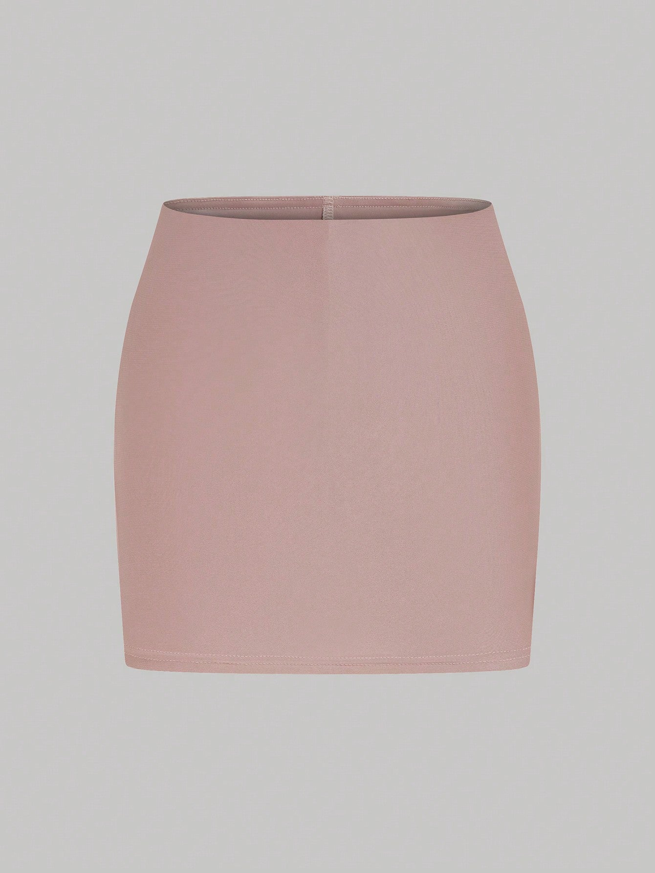 Women's Summer Solid Color Slim Fit Mini Skirt